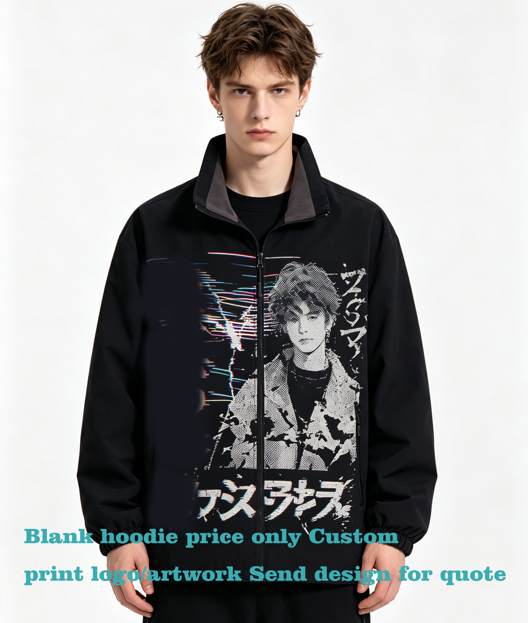 Custom 5 Color Crew Neck Jacket Raincoat Trench Coat Fiber High Grade Mesh Fabric Lining+four Sided Elastic Waterproof Fabric