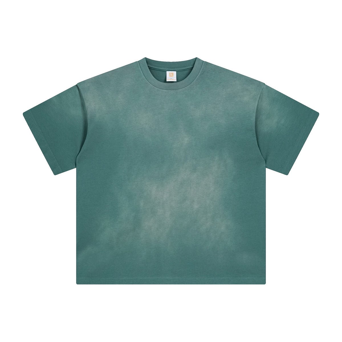 Custom Acid Wash t Shirt Waxing Printing High Quality Drop Shoulder Vintage Loose Streetwear Puff Printing Tshirt for Men