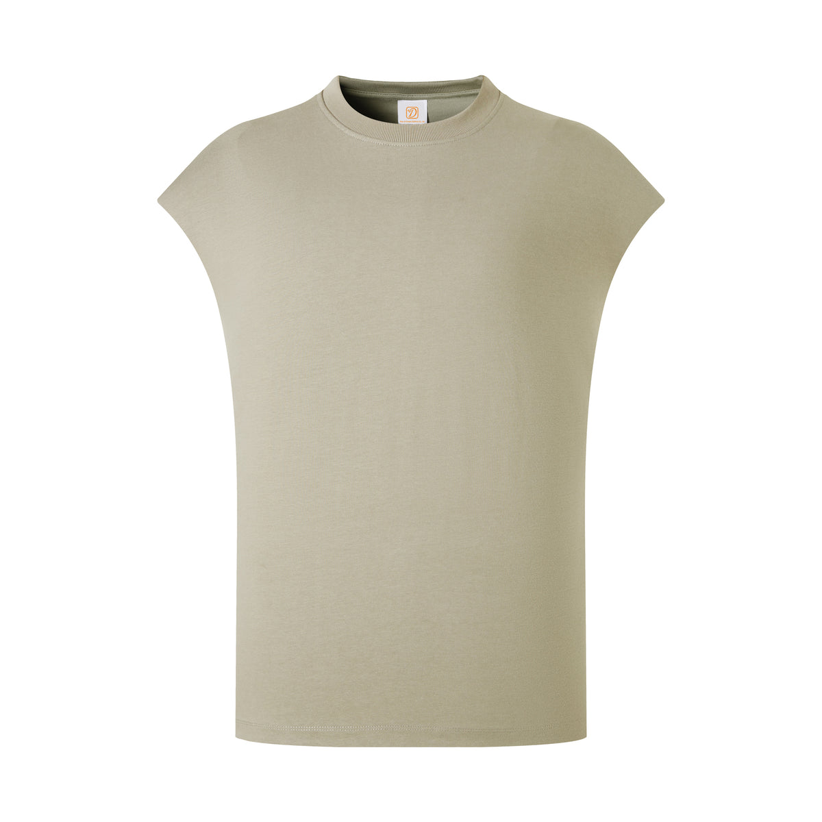 Heavy Duty Loose Fitting Sleeveless Top Men t Shirt High Quality Personalized T-shirt Design American Style 100 Cotton Blanc