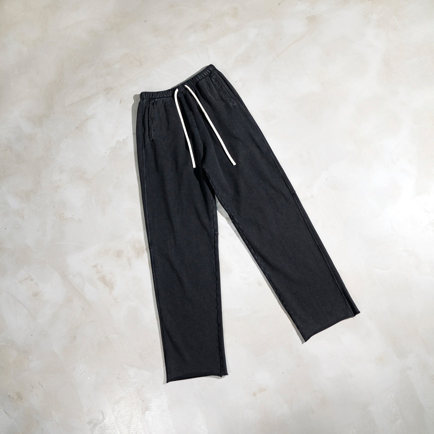 Hot Selling Heavy Cotton Pants Custom New Design Unisex High Quality Loose Acid Wash Streetwear Distressed Fashion Sweatpants