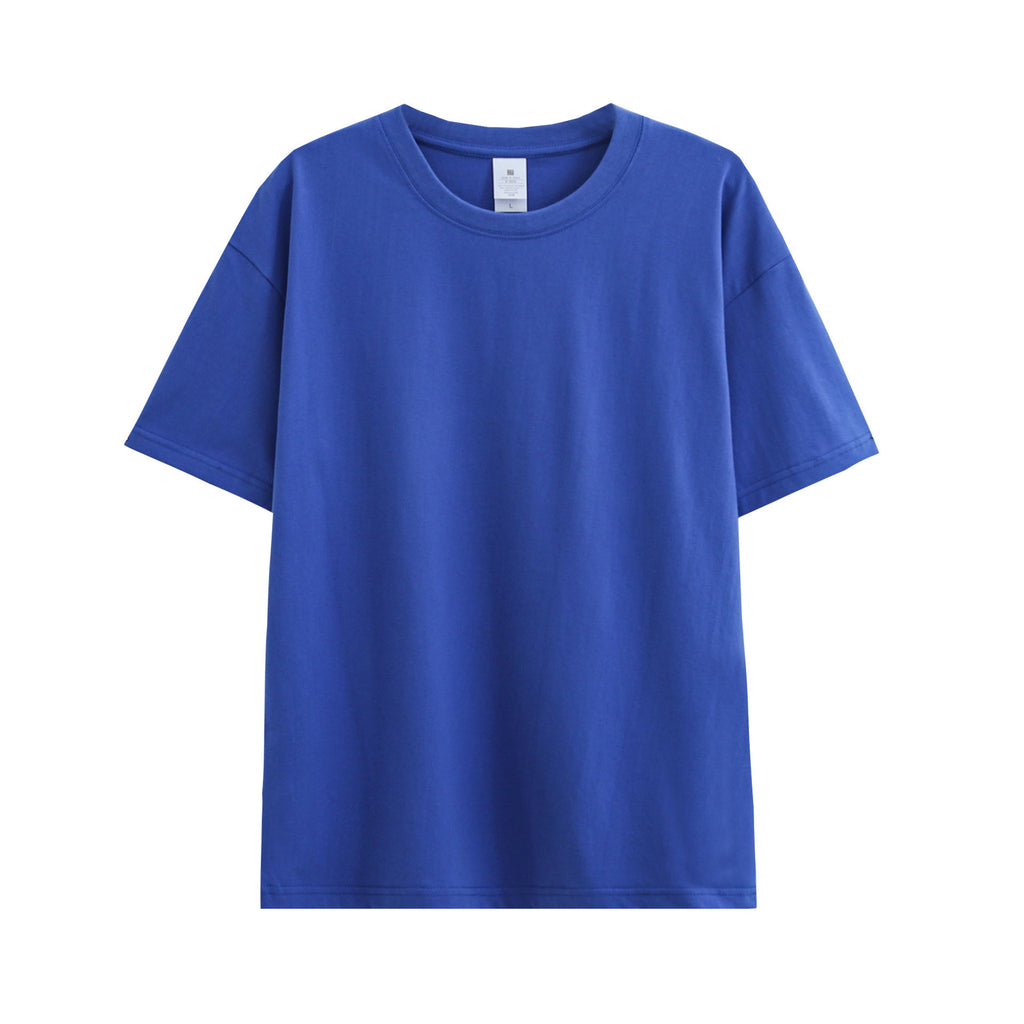 Custom Factory Direct Sale High Quality 100% Cotton Drop Shoulder New Design Summer Blank Embroidery logo Wholesale T-shirts