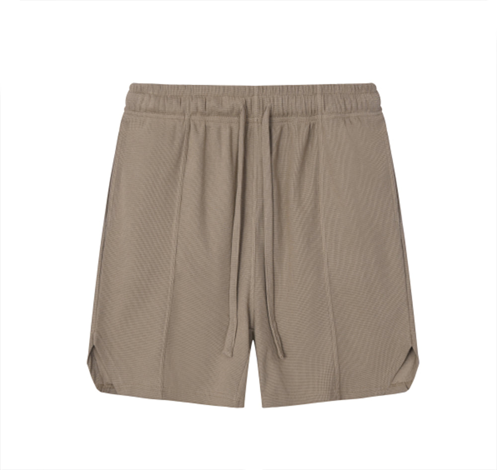 Multiple Processes to Choose From Plain Shorts for Printing Diamond Patterned Waffle Style Casual Flared Shorts Plain Oversized