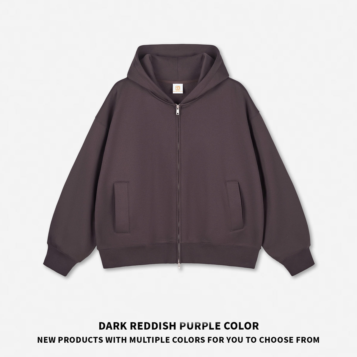 Winter Version Streetwear Heavyweight Thermal Lined Zipper Pullover Hooded Sweater in Three Colors with Samples Available