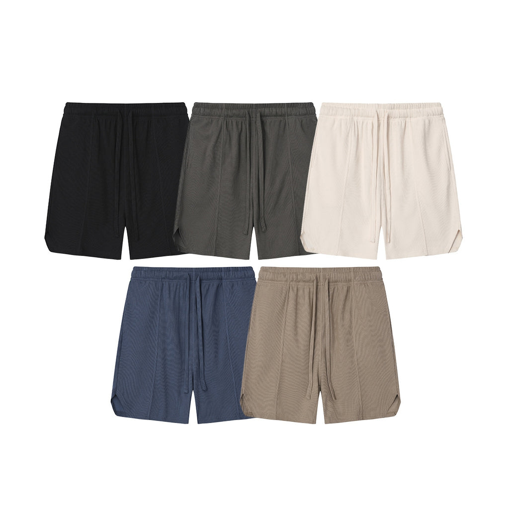 Summer Casual Shorts Custom New Design Wholesale High Quality Distressed Embroidery Prue Color Streetwear Personalized Shorts