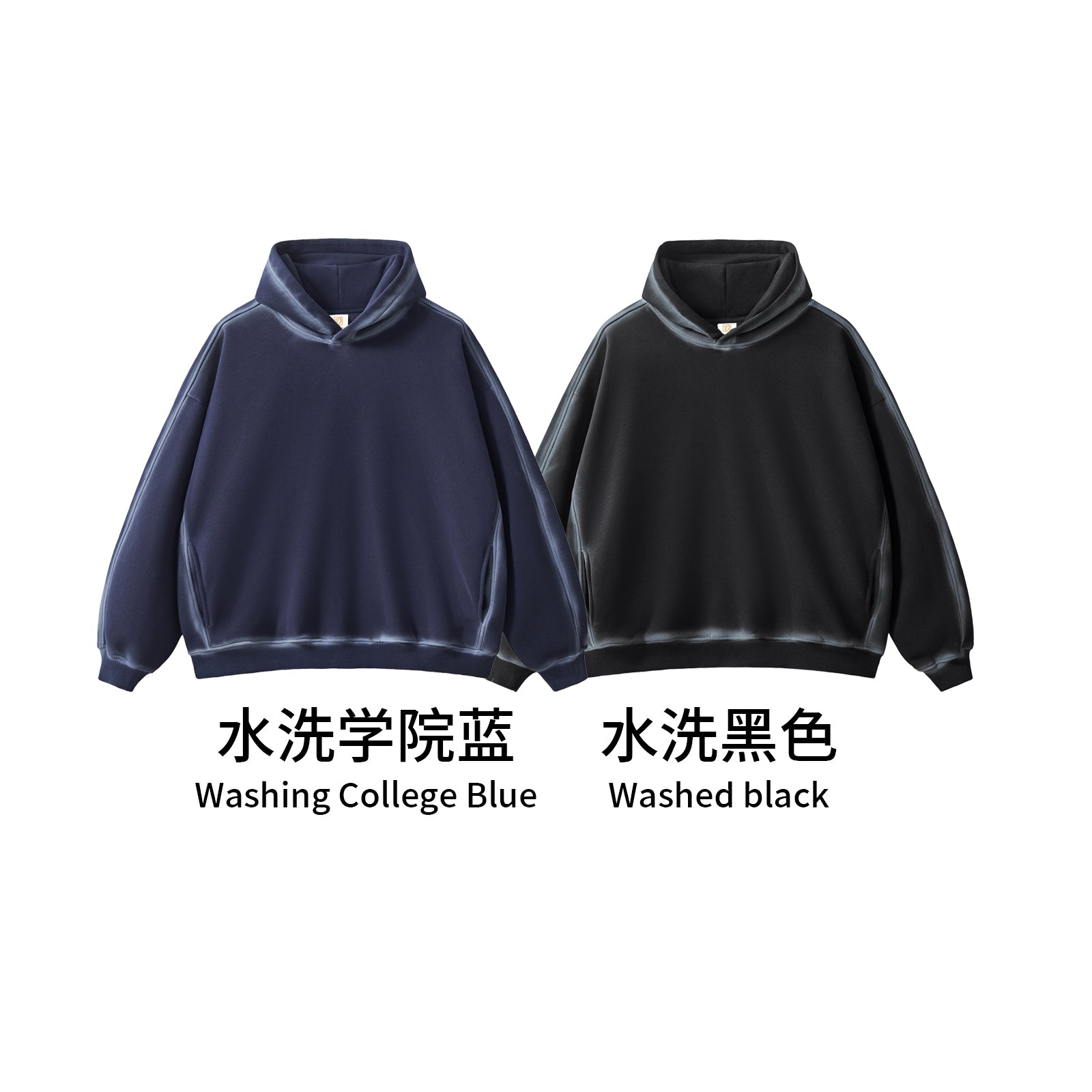 Vintage Washed Streetwear Pullover Fleece Fashion Men Hoodies High Quality Plain Hoodies in Bulk