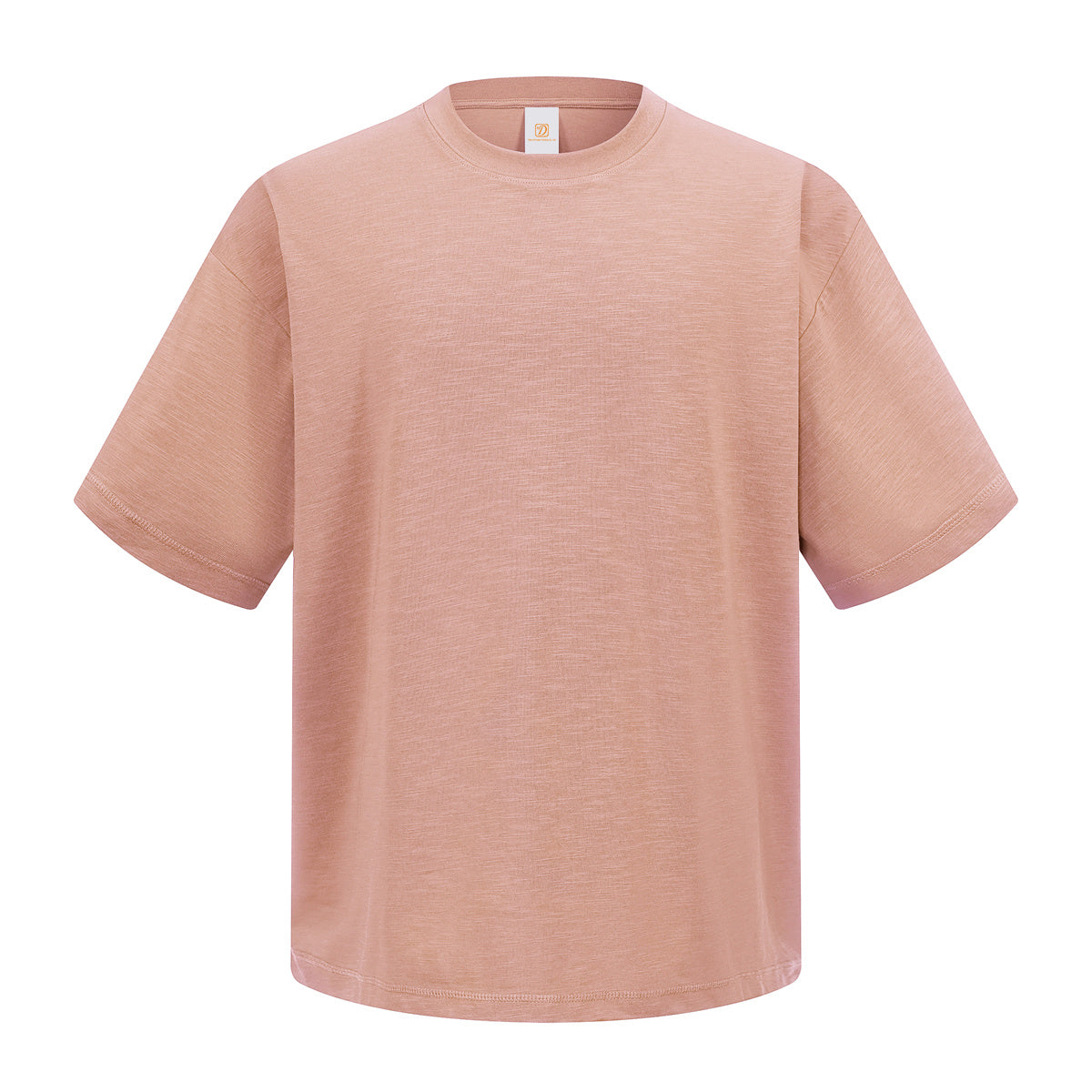 American Style Customize Your Own Exclusive Design Corduroy Cotton Cooling Cotton T Shirt Solid Color Round Neck Summer Version