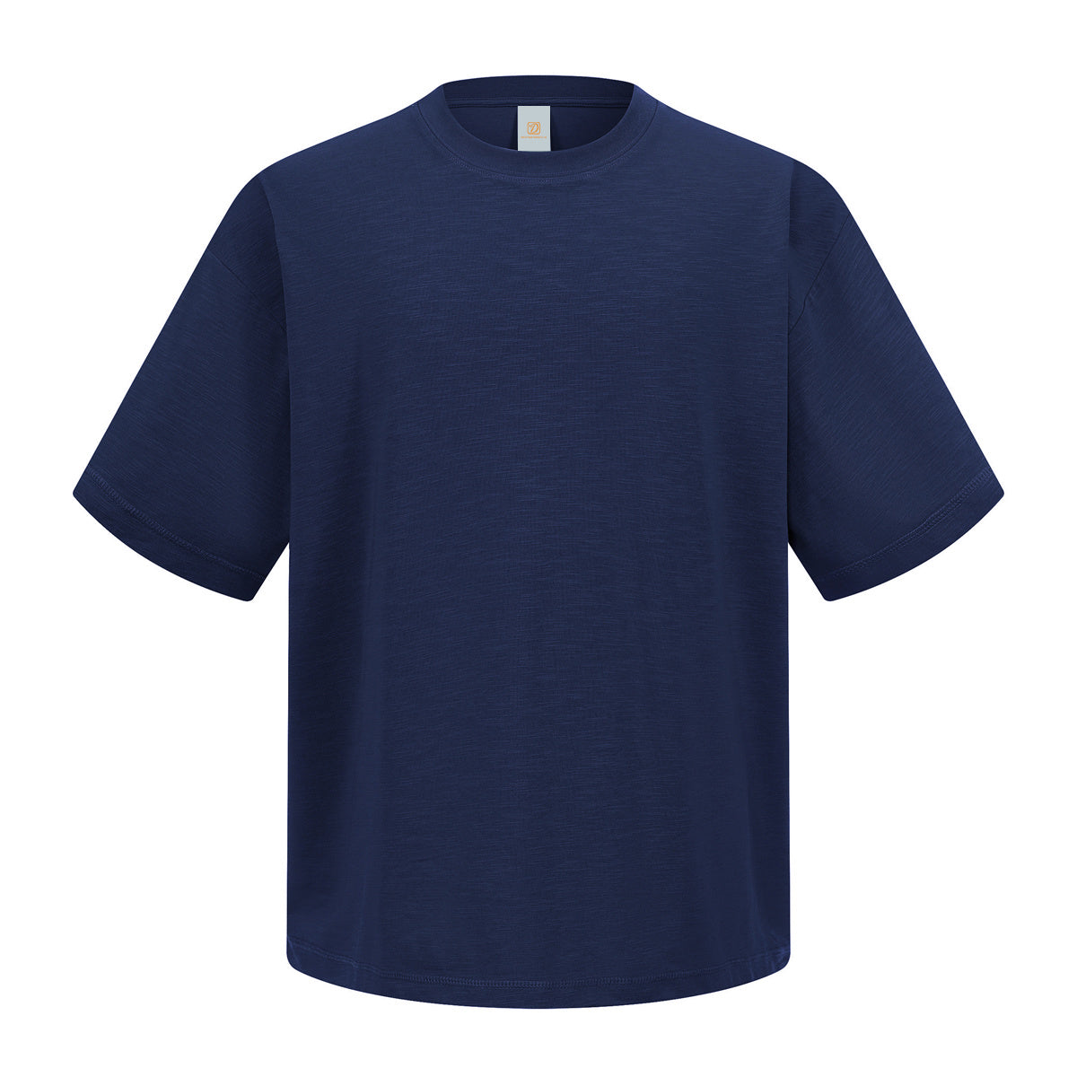 American Style Customize Your Own Exclusive Design Corduroy Cotton Cooling Cotton T Shirt Solid Color Round Neck Summer Version