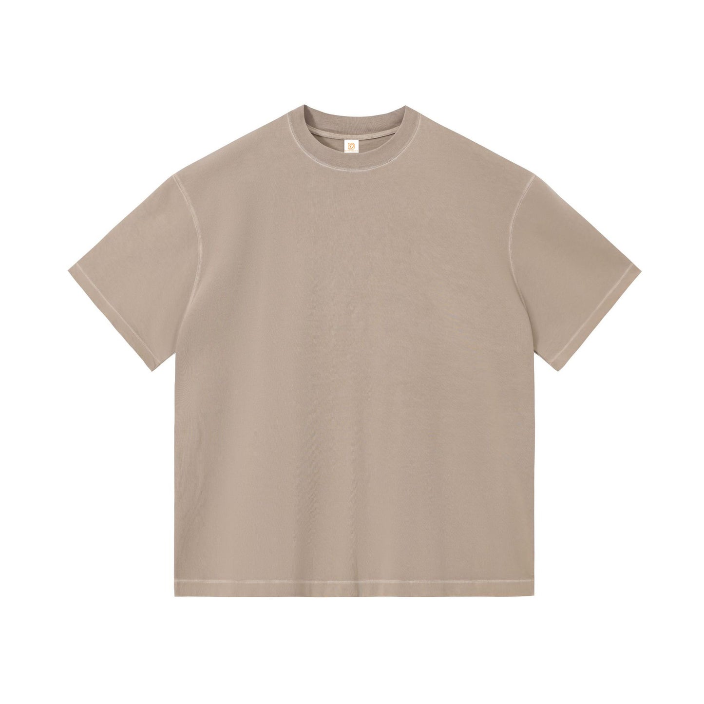 Men Tshirts High Quality Weathered and Whitened Water Wash Long Sleeved Oversized Shirt Plain for Printing American Style