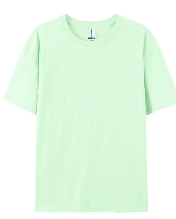 Plus Size T-shirts Unisex High Quality Blank Pure Color Sublimation Heavy Cotton Streetwear Custom Puff Printing T-shirts