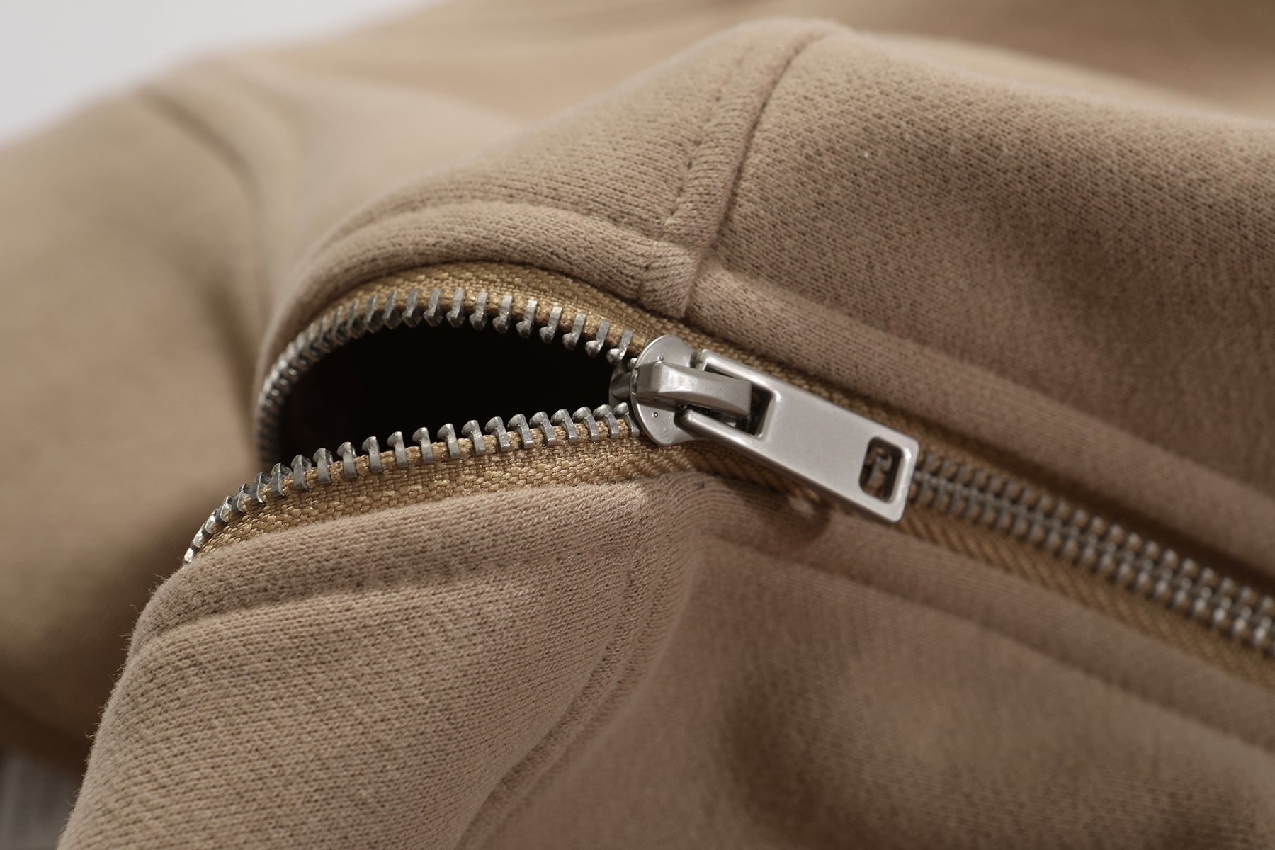 400G Heavyweight Stand Collar Polar Fleece Blank Full Zip Custom Puff Print Unisex High Quality Drop Shoulder Fashion Hoodie