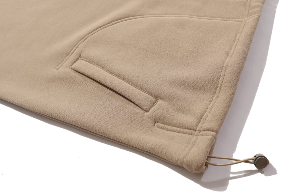 400G Heavyweight Stand Collar Polar Fleece Blank Full Zip Custom Puff Print Unisex High Quality Drop Shoulder Fashion Hoodie