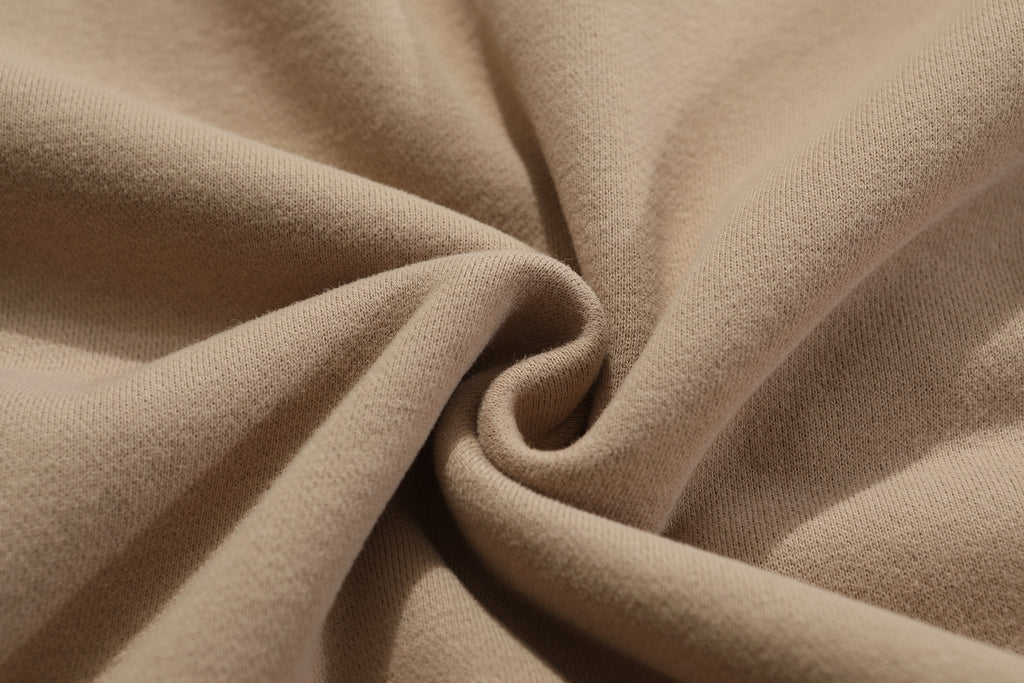 400G Heavyweight Stand Collar Polar Fleece Blank Full Zip Custom Puff Print Unisex High Quality Drop Shoulder Fashion Hoodie