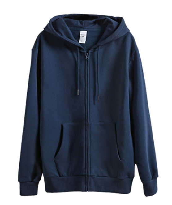 High Quality Hoodie 4 Color Fleece Adult Zipper Pullover Shirt Multiple Processes to Choose From Autumn and Winter Style