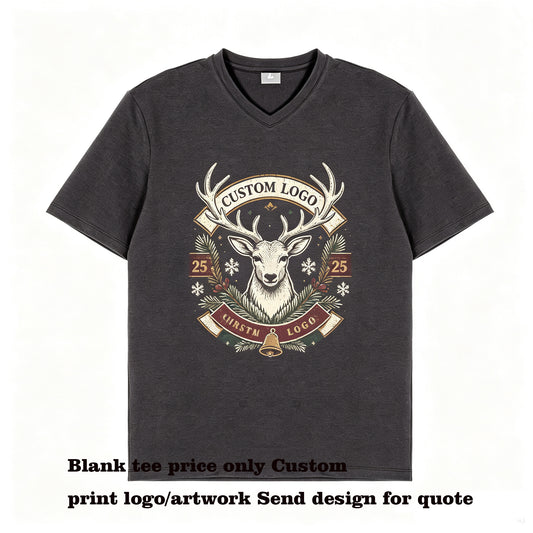 Summer Version Stretch Tight V Neck Short Sleeved Men's t Shirt with V Neck Plain Oversized Tshirt Men Tshirts High Quality