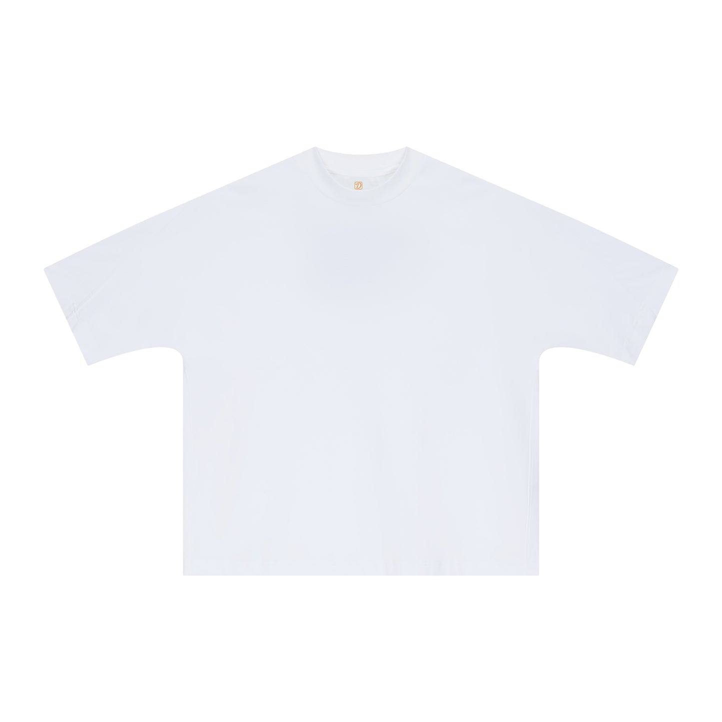 Streetwear Boxy Patchwork Tshirt 100% Cotton High Quality Customized Pure Color Fashion Casual Customized Men's T-shirts