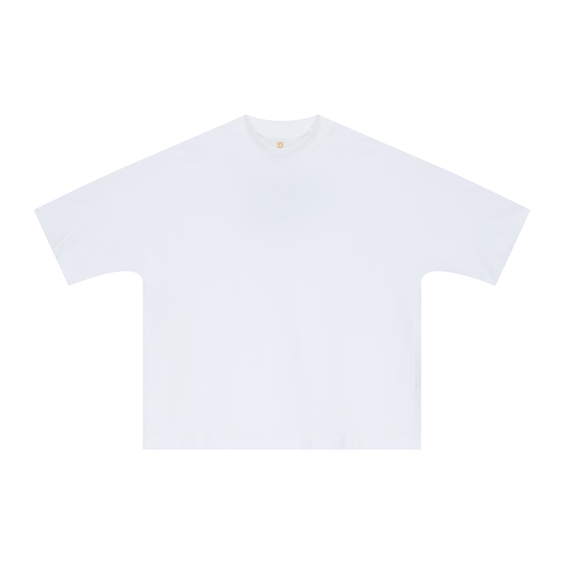 Streetwear Boxy Patchwork Tshirt 100% Cotton High Quality Customized Pure Color Fashion Casual Customized Men's T-shirts