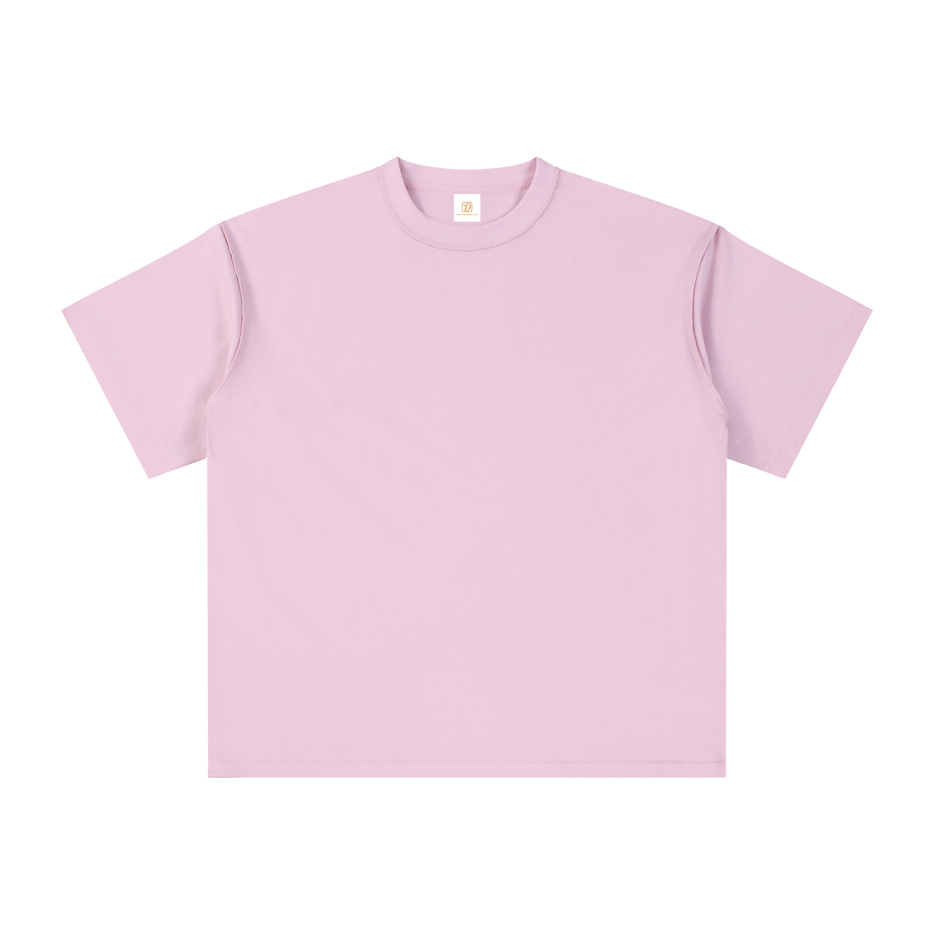 Wholesale T-shirt Quick-drying High Quality Streetwear Custom Prue Color Casual 330g Loose Design Dtf Transfers for t Shirts
