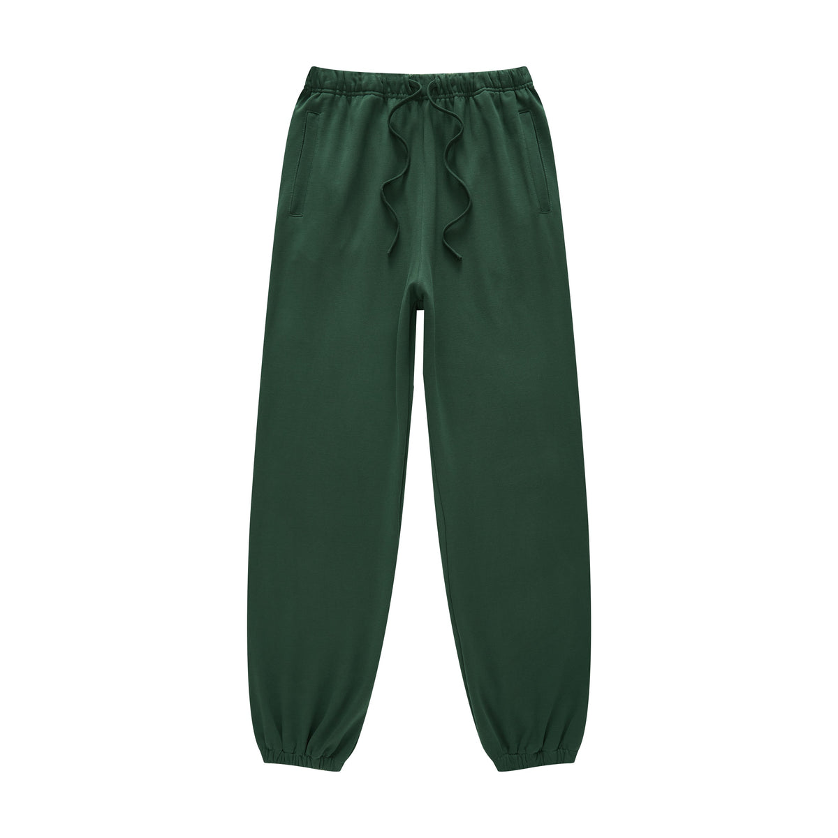 450 Gsm Sweatpants for Men 2024 Belted Trousers Heavyweight Trousers Plain Sweatpants 100 Cotton Blanc Personalized Design