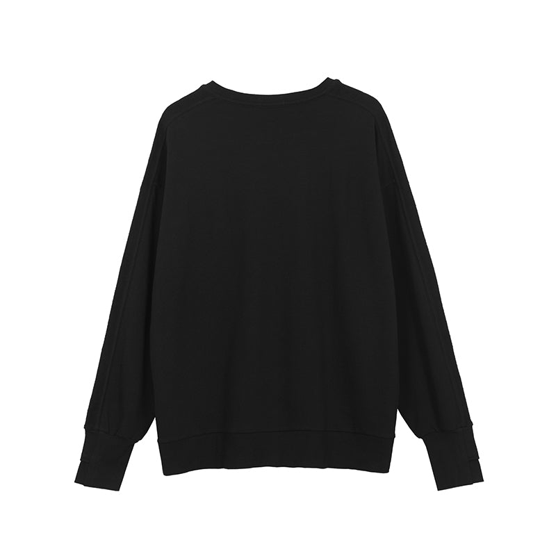 Wholesale Custom Washing Process of All Cotton Fabric with Ninja Style Long Sleeves and Dropped Shoulders Oversized Design