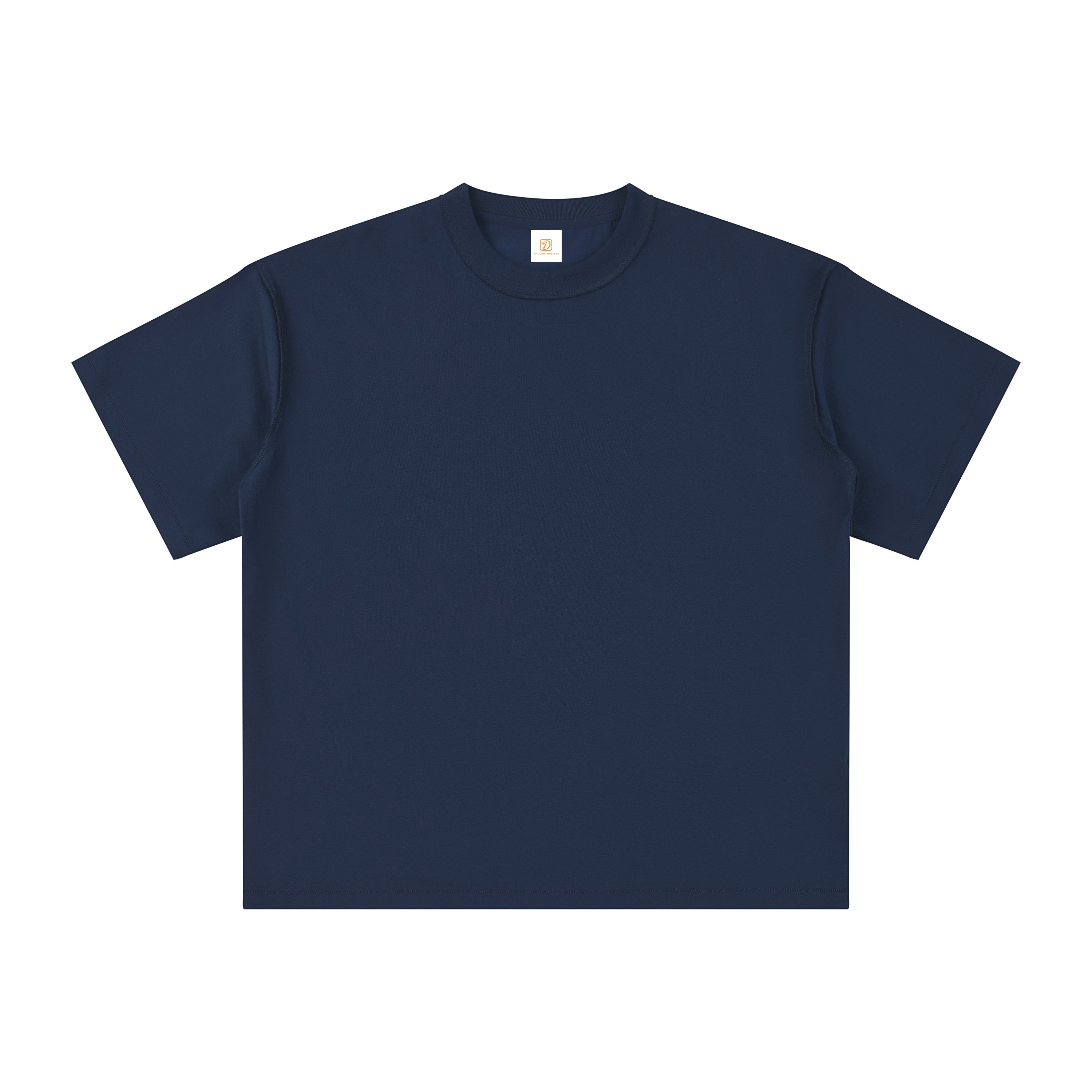 Wholesale T-shirt Quick-drying High Quality Streetwear Custom Prue Color Casual 330g Loose Design Dtf Transfers for t Shirts