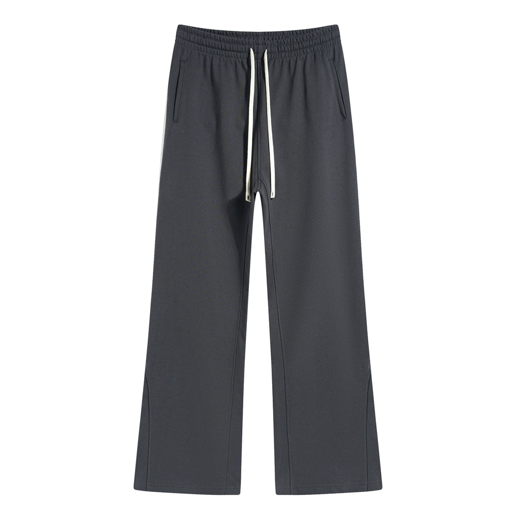 Heavyweight Custom Patchwork High Quality Blank Terry Pure Color Polyester/Cotton Screen Printed Streetwear Wholesale Sweatpants