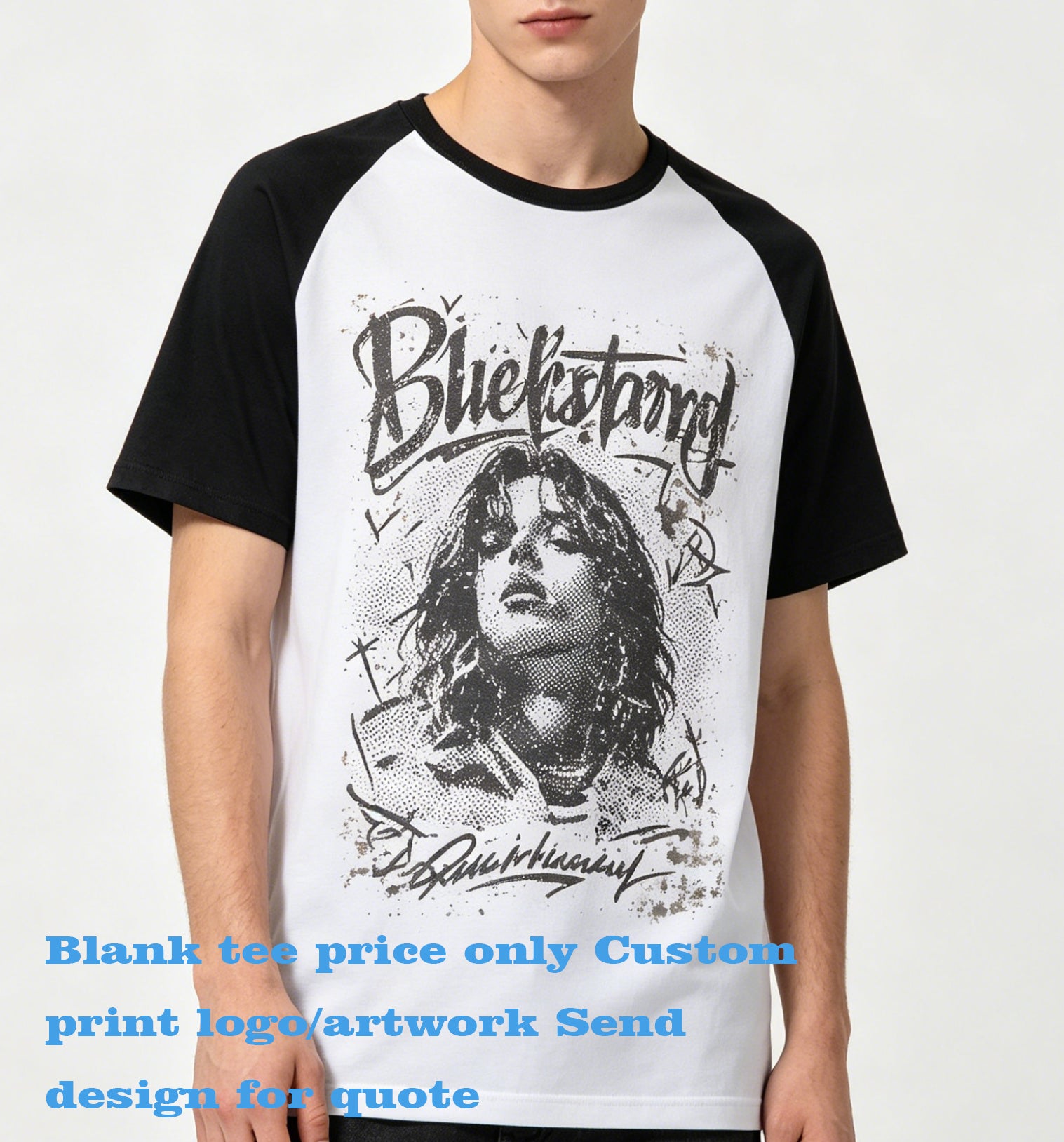 Oem Brand Wholesale t Shirt for Men Sweater with Shoulder-to-shoulder Round Neckline and Short Sleeves American Vintage Style