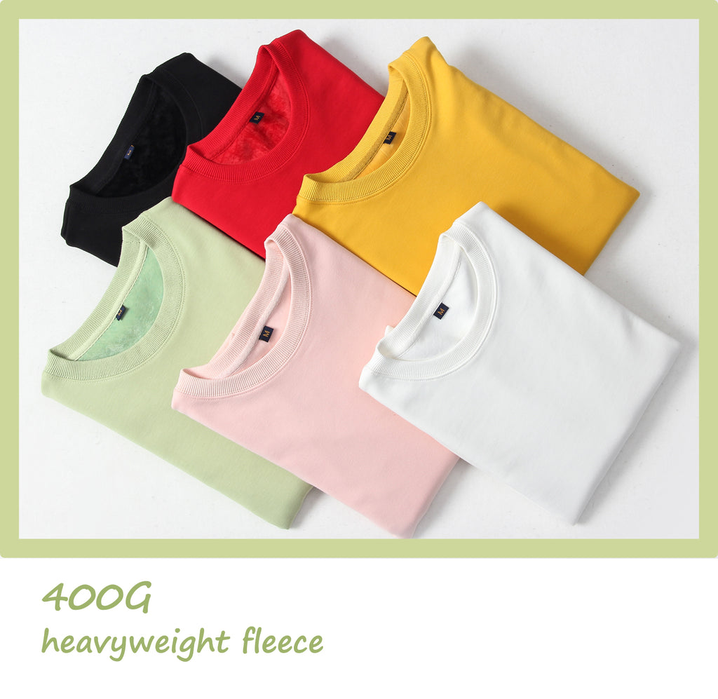 Heavyweight Pullover Fleece Polyester and Cotton Screen Printed Pure Color Unisex High Quality Sublimation Hoodies