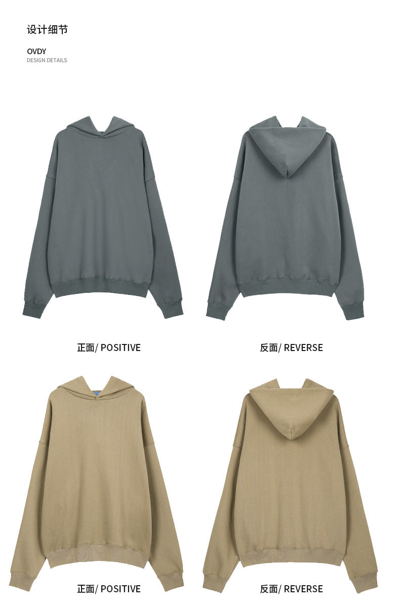 Wholesale Oversized Wireless Fleece Drop Shoulder High Quality Blank Pullover Wholesale Hoodies & Sweatshirts