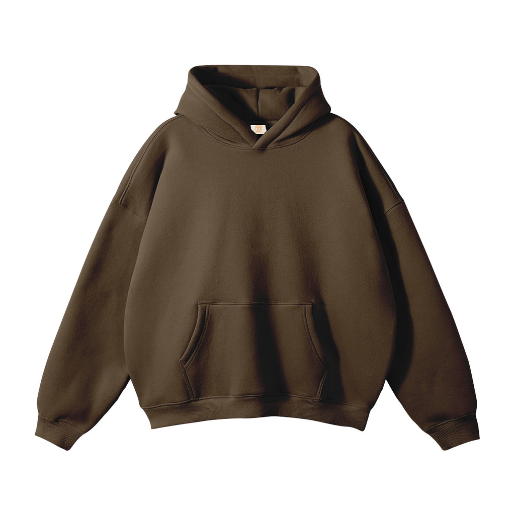 Custom Hoodies Wireless Multi Color Blank Pullover 380g Heavy Cotton Embroidery Thick Drop Shoulder Casual High Quality Hoodies