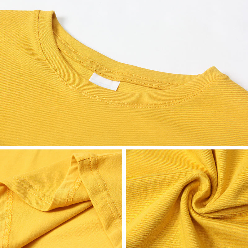 210G Heavyweight 100% Cotton Blank Pure Color High Quality Drop Shoulder Plain Oversiz Tshirt Embroidered