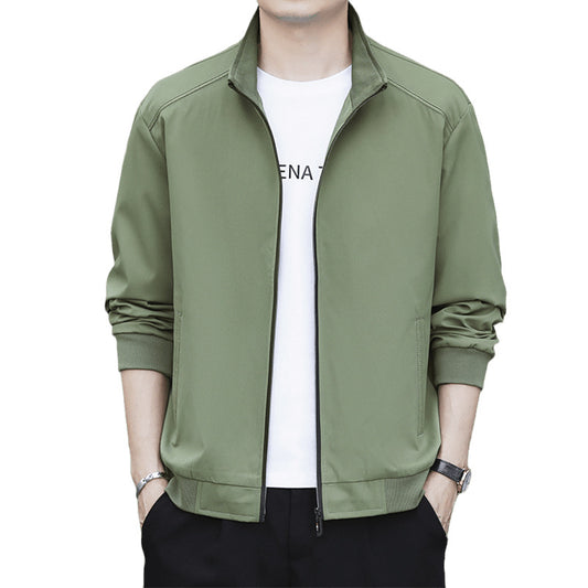 3 Color Men's Short Style Workwear Jacket with a Stand up Collar Customize Your Own Exclusive Design High Quality Jacket