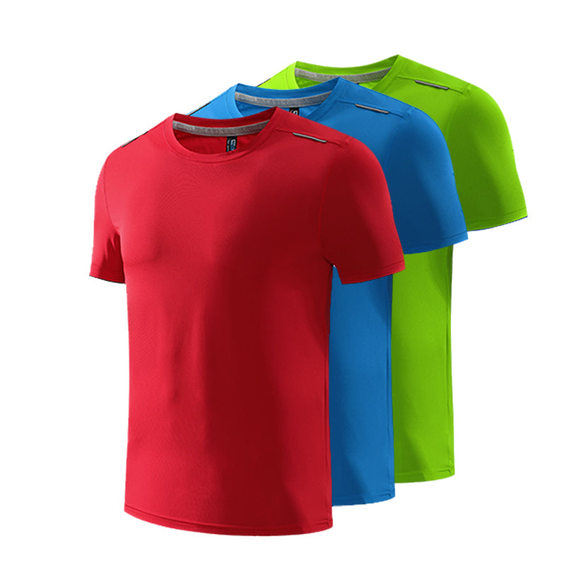 Men's T-shirts Plus Size Custom logo Round Neck Drop Shoulder Short Sleeve Quick-drying High Quality Heat Transfers for T-shirts