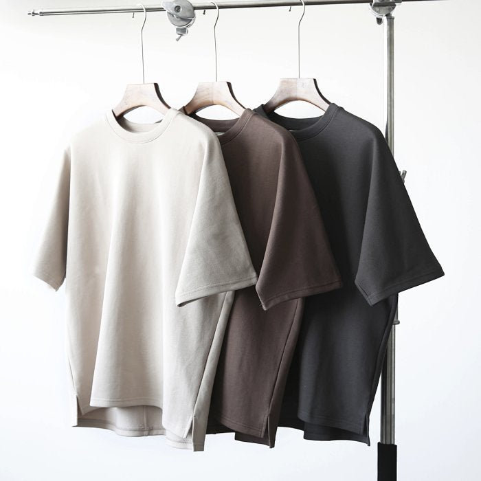 340G Heavyweight High Quality Heavy air Cotton Round Neck Blanks Custom Print Color Streetwear Loose Short Sleeve Men's T-shirts