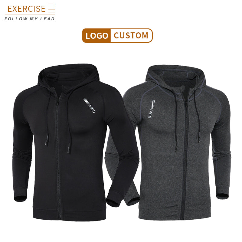 Wholesale High Quality Sublimation Heavyweight Streetwear Black Blank Full Zip Custom Puff Print Men's Hoodies & Sweatshirts