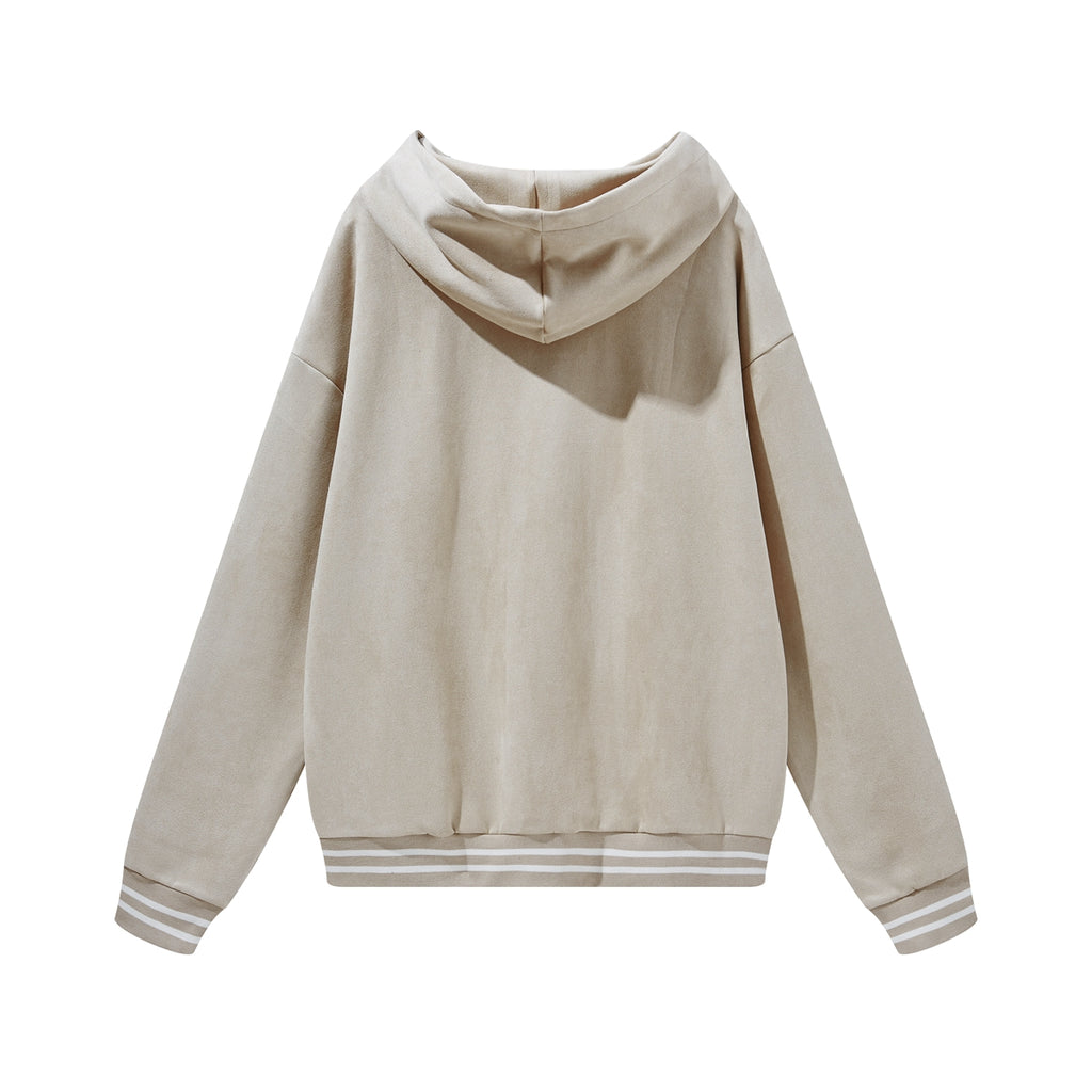 Custom Blank Pullover Pure Color Oversized Fleece Streetwear High Quality Men's Puff Printing Drop Shoulder Fashion Wholesale Hoodies
