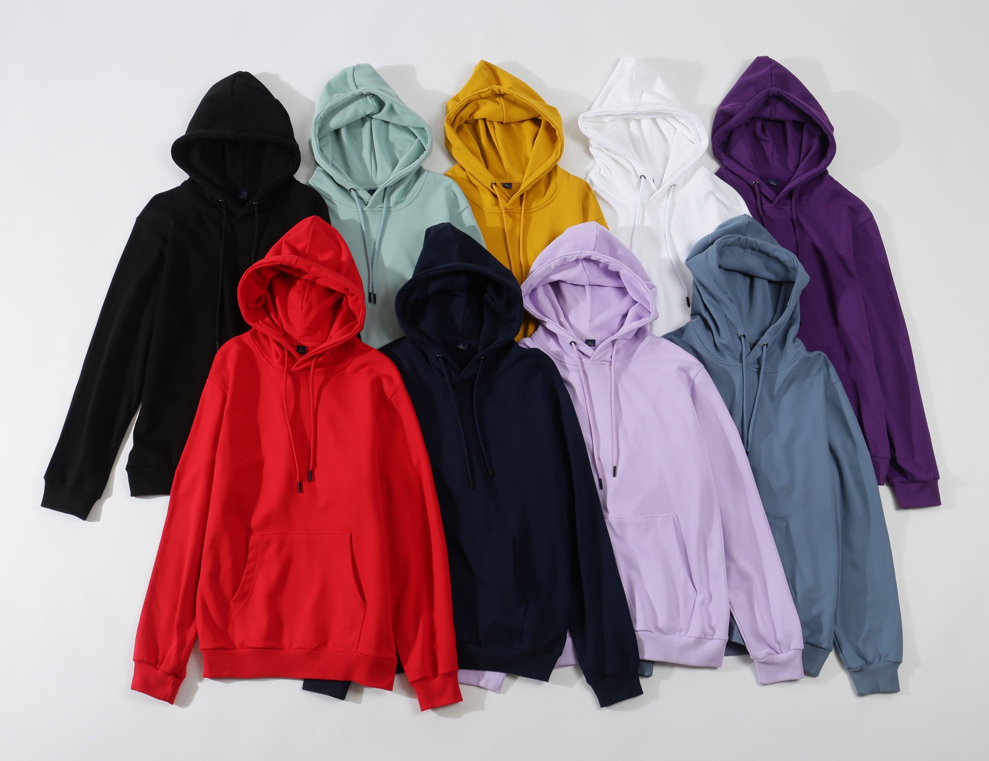 400G Heavyweight Oversized Unisex High Quality Multicolored Polyester and Cotton Custom logo Puff Printing Hoodies