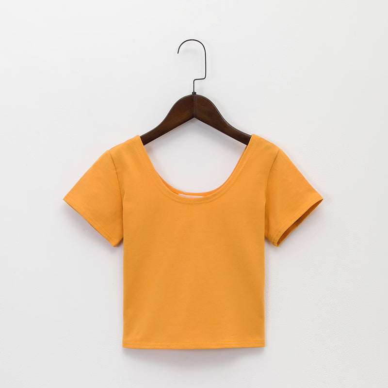 High Quality Streetwear Custom Blank Round Neck Pure Color Short Sleeve Distressed Embroidered Heat Transfers for T-shirts