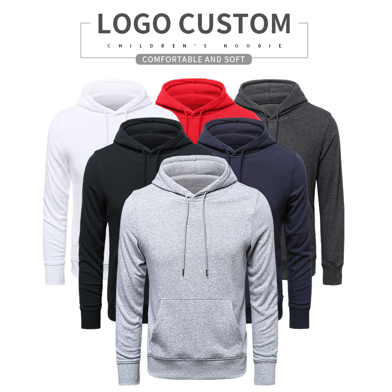 Oversized Custom Polyester and Cotton Puff Print Blank Thick Pure Color Heavy Drop Shoulder Winter Fashion Sweaters and Hoodies