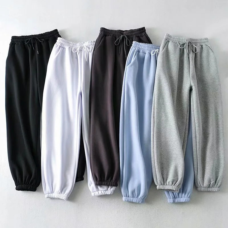 Short Hoodies Loose Fleece High Quality Blanks Pullover Crop Top Streetwear Customized 100% Cotton Sweatpants and Hoodie Set