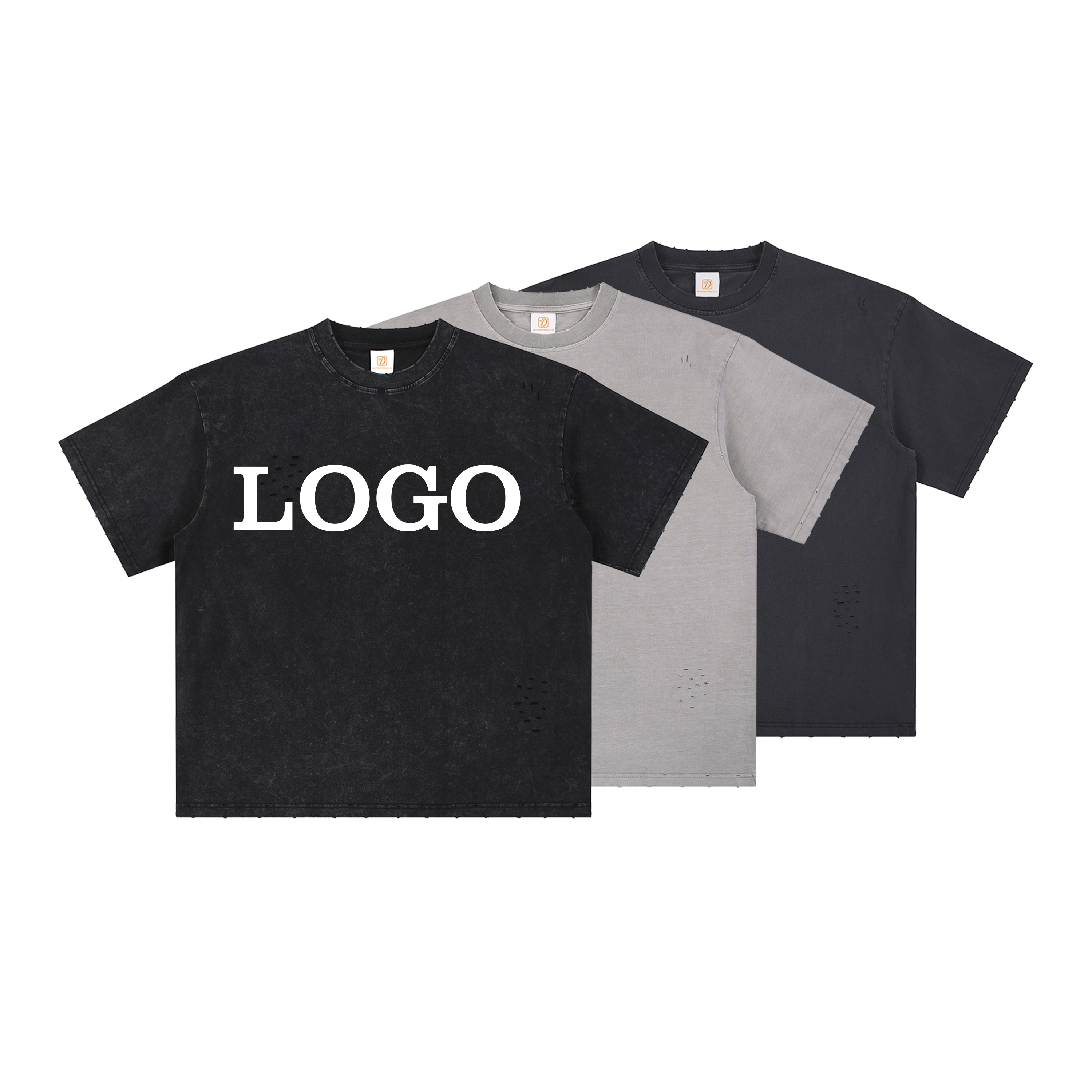 T-shirt Manufacturer Custom Puff Printing Heavy Cotton Blank 2026 Summer New Design Personalized Embroidery Plain t Shirt