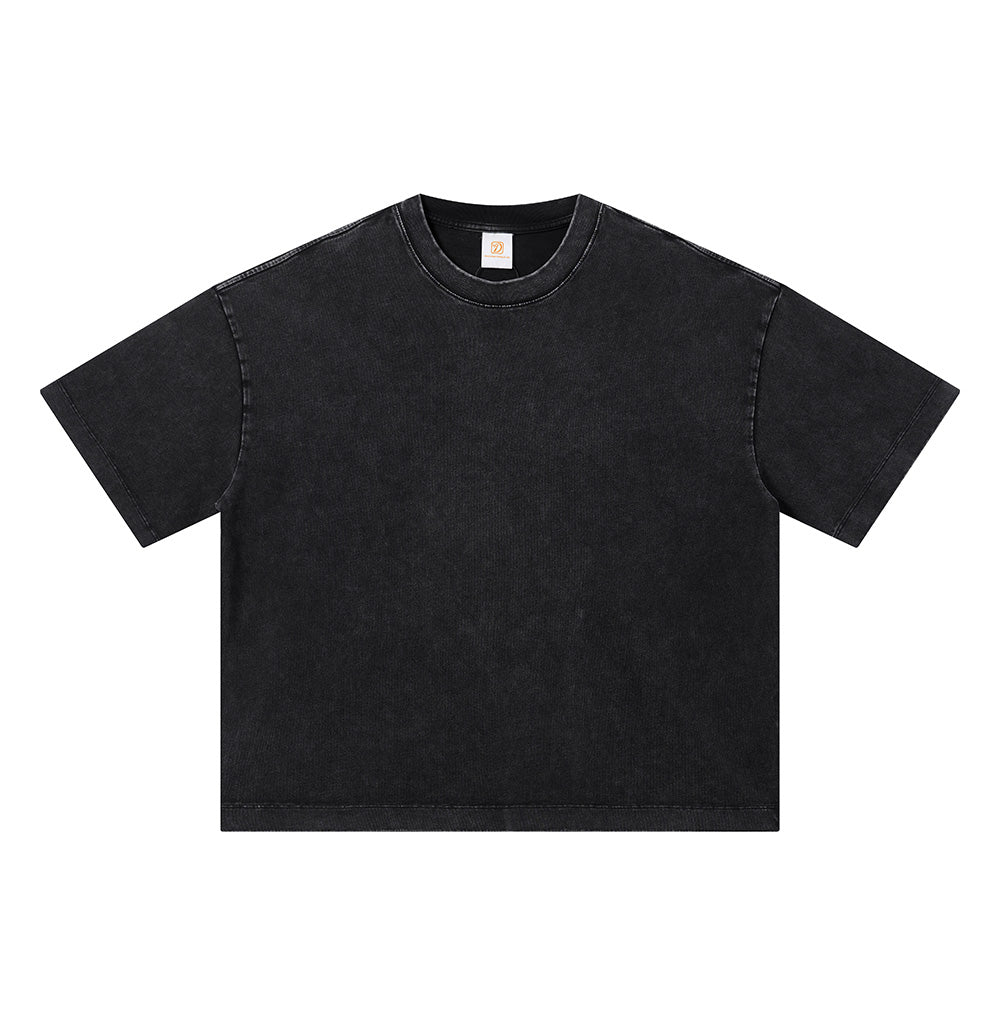 Heavyweight Multi Color Tshirts Boxy Streetwear High Quality Custom Acid Wash Casual Summer New Style Fashion Soft T-shirts