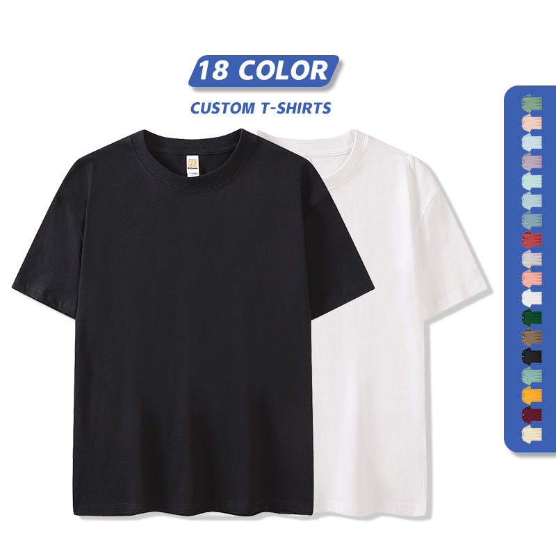 Men's 100% Cotton Plus Size Drop Shoulder High Quality Custom logo Design Blank Heavyweight Streetwear Oversized Fashion Tshirts