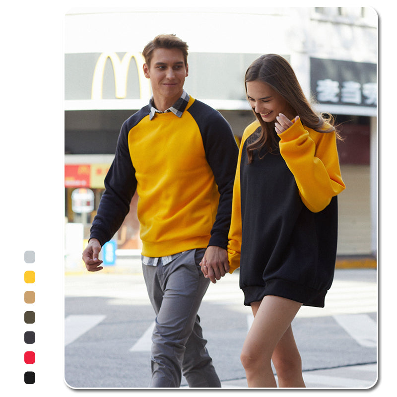 Wholesale Color Matching High Quality Blank Pullover Polyester Custom Men's Hoodies & Sweatshirts