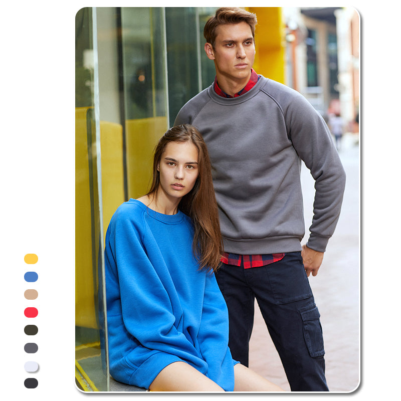 Wholesale Polyester Fleece Round Collar Sloping Shoulder Insertion Loose Unisex High Quality Custom Puff Print Pullover Hoodies