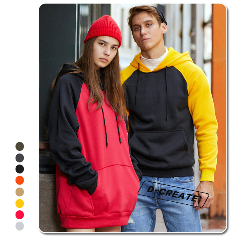 300G Heavyweight 100% Polyester Screen Printed Sublimation Oversized Color Matching High Quality Streetwear Drop Shoulder Hoodie