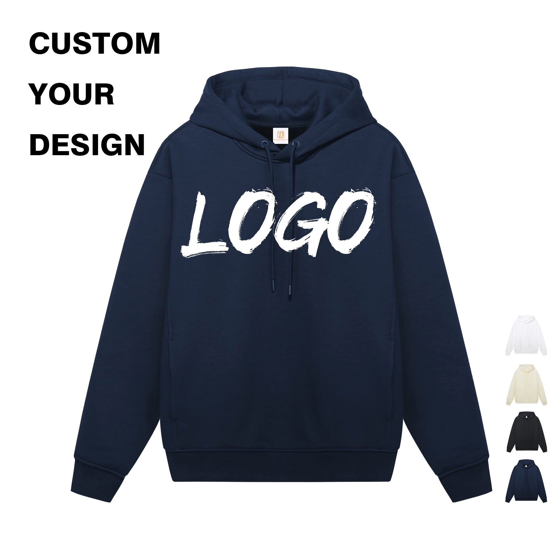 600G Heavyweight Hoodie Wholesale Sublimation Fleece Drop Shoulder Thick High Quality Patchwork Pure Color Winter Hoodies Men