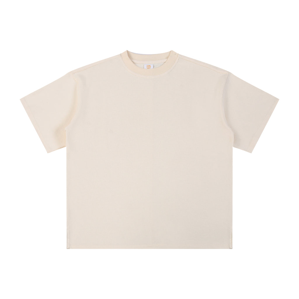 High Quality T-shirt Streetwear Custom Polyester/Cotton Design Tshirt Wholesale Crew Neck Drop Shoulder Screen Printed T-shirts