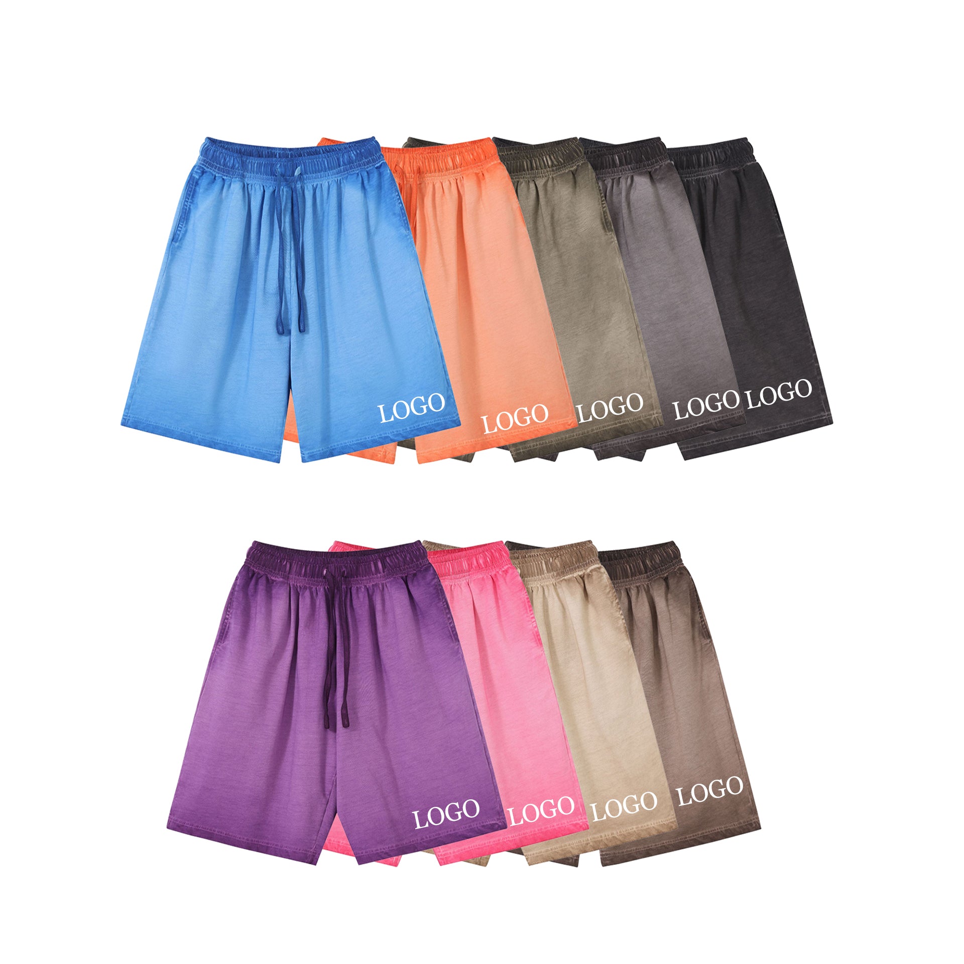 Clothing Manufacturer Custom Streetwear Short High Quality Blank Acid Washe Summer New Style Heavy Cotton Outdoor Plain Shorts