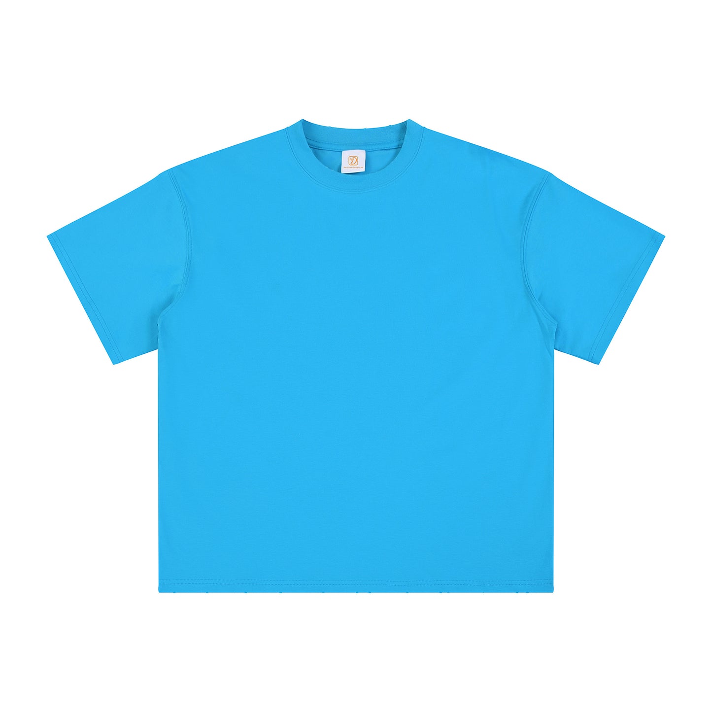 Men's T-shirts Ribbed Collar High Quality Custom logo Raw Edge Cool Touch O-neck Blank Streetwear Dtf Transfers for t Shirts