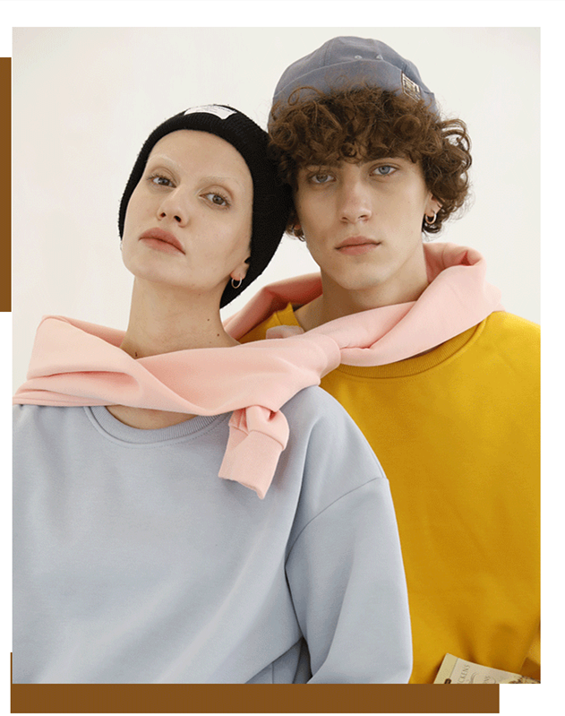 Round Neck Drop Shoulder Wholesale Streetwear Hoodies Fleece Loose Unisex High Quality Blank Pullover Fashion Puff Print Hoodie